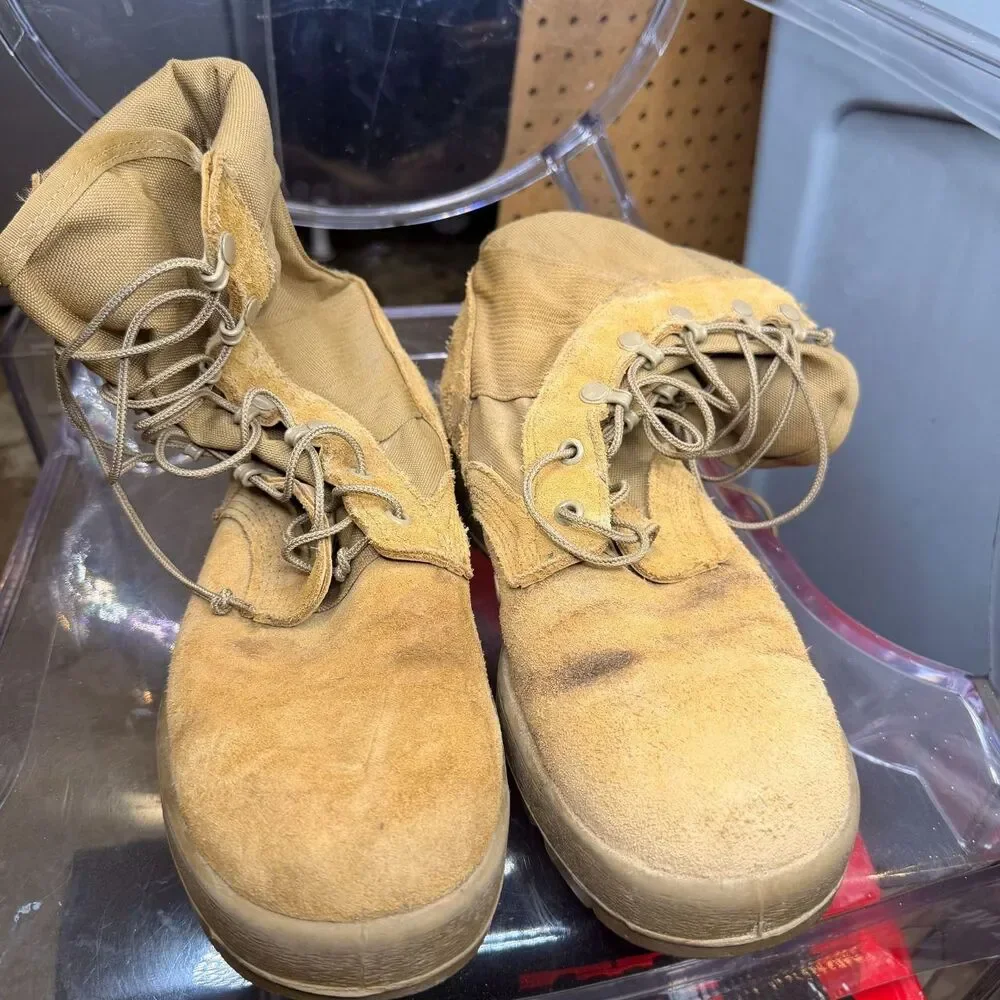 Unbranded Men's Brown and Tan Boots